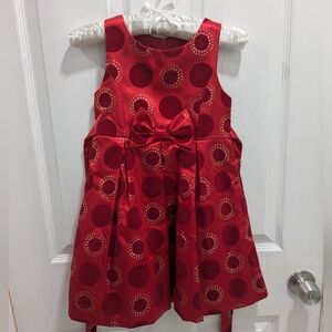 Rare Editions Red Sleeveless Dress Size 5